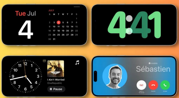 广平苹果手机维修分享iOS17横屏充电待机显示有什么好处 